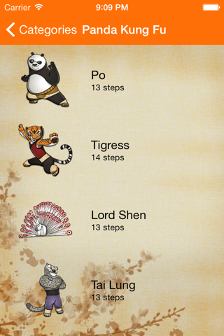 Artist Orange - How to Draw Panda Kung Fu screenshot 2