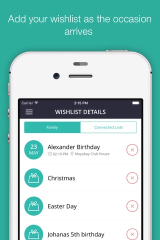 WishPix – Social Registry – Gift List App screenshot 3