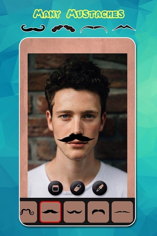 Men's Mustache Booth Pro - Grow & Morph a Hilarious Beard Sticker on Face screenshot 3