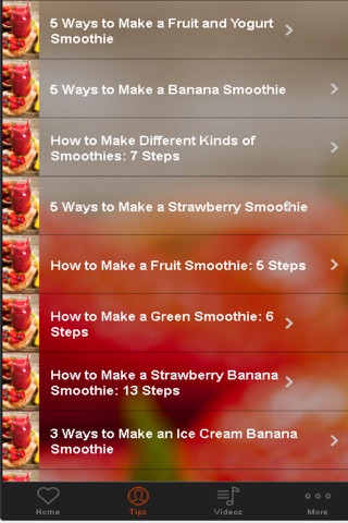 Fruit Smoothie Recipes - Learn How To Make a Smoothie screenshot 2