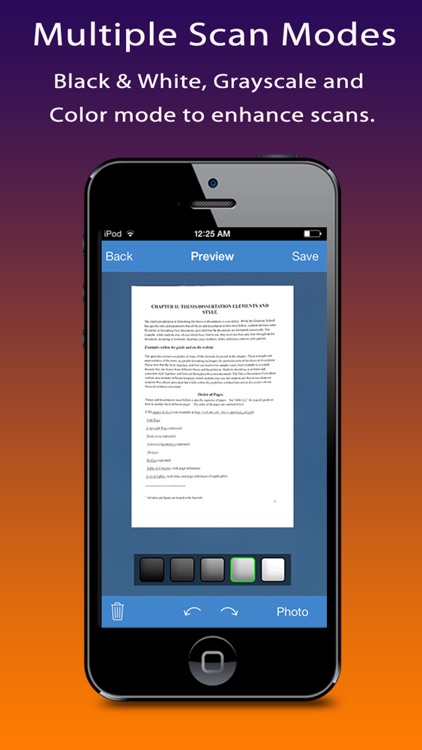 Quick Scanner : Quickly scan document, receipt, note, business card, image into high-quality PDF documents screenshot-2