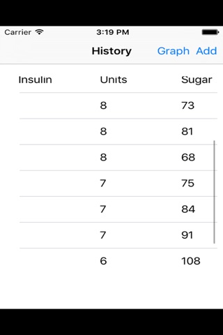Insulin and glucose screenshot 3