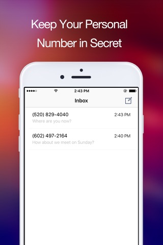 Secret Text - Send Private SMS screenshot 3