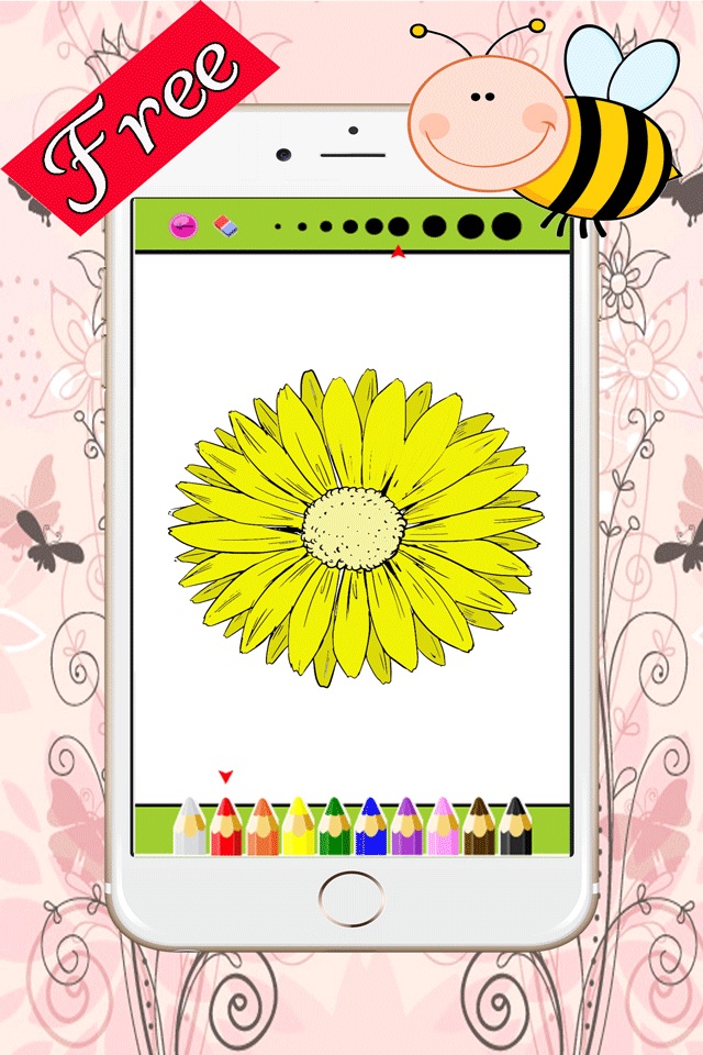 Florist and Mandalas Coloring Book For Adult : Best Colors Therapy Stress Relieving  Free screenshot 2