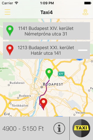 Taxi4 app screenshot 2