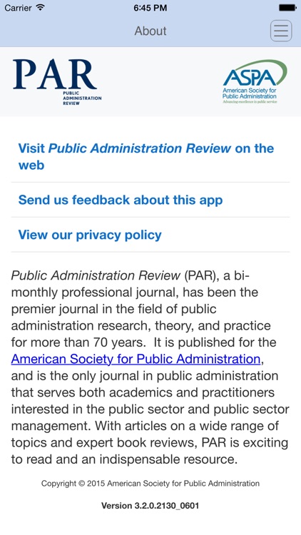 Public Administration Review