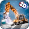 Snow Excavator 3D : Winter Mountain Rescue Operation with Snow Plow & Dumper Truck Simulation