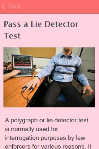 How To Pass A Lie Detector Test screenshot 3