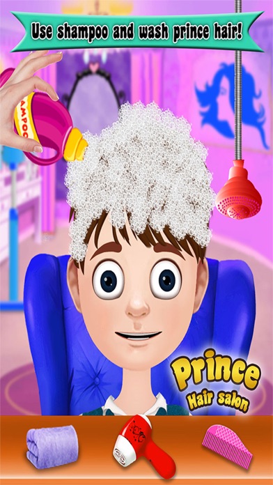 Prince Hair Salon: Hair salon games for girlsのおすすめ画像2