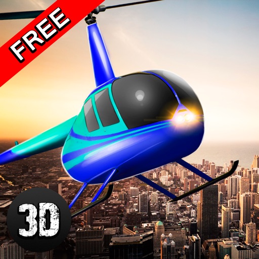 City Helicopter Flight Simulator 3D Icon