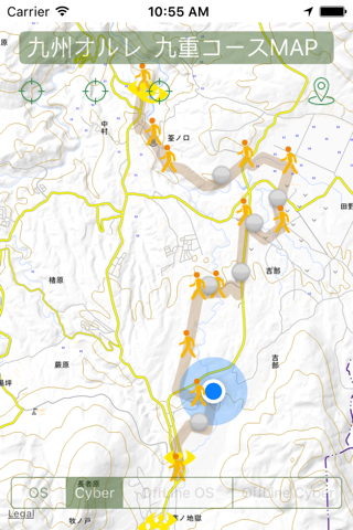 九州オルレ　大分県コースマップ - náhled