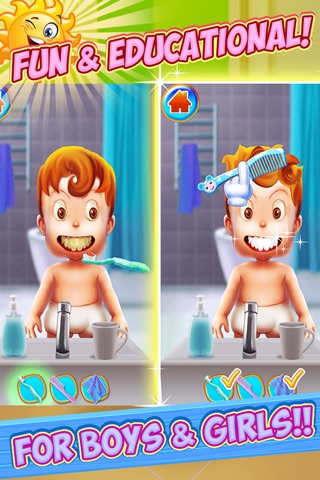 Dress Up, Care and Play With Little Thomas and Emily in Beach Club Life - The Interactive Fun Game For Kids FREE screenshot 2
