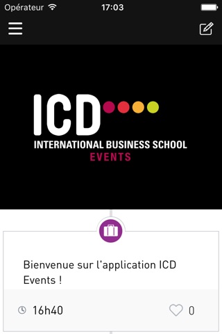 ICD Events screenshot 2