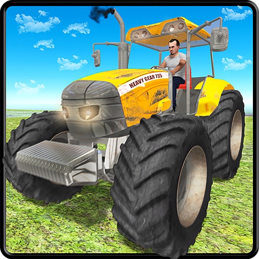 Village Farmer Tractor Simulator Icon