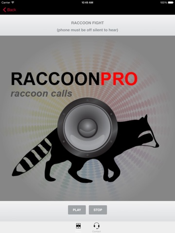 Raccoon Hunting Calls - With Bluetooth Ad Free screenshot 2