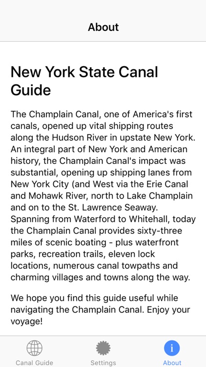 Canal Guide