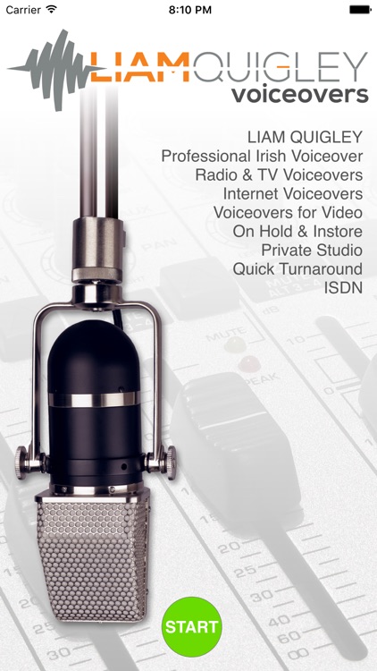 Irish voice over - Liam Quigley