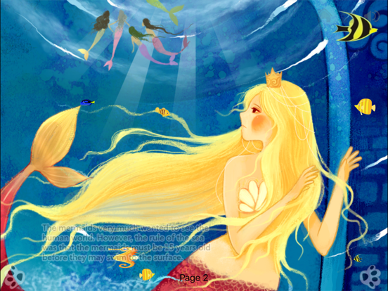 The Little Mermaid - bedtime fairy tale Interactive Book iBigToy screenshot