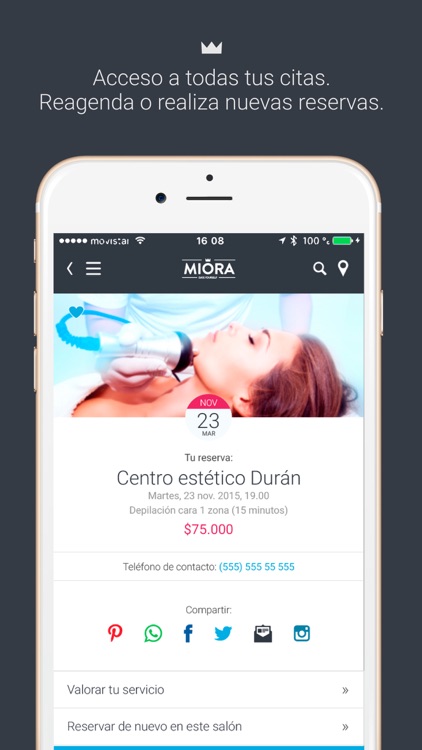 Miora - La mejor oferta en peluquería y spa screenshot-3
