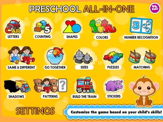 Abby Monkey® Basic Skills: Preschool and Kindergarten Educational Learning Adventure Games for Toddler Explorers screenshot