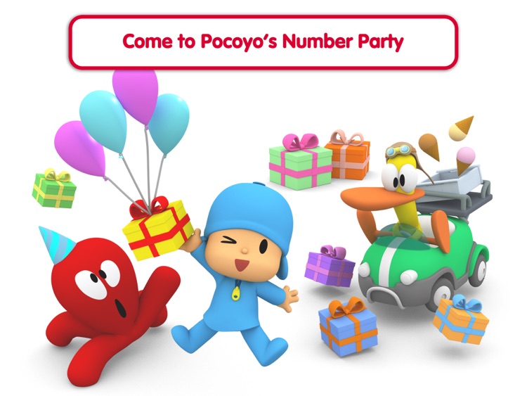 Pocoyo Playset - Number Party