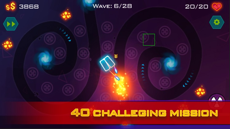 Tower Defense Geometry War screenshot-3