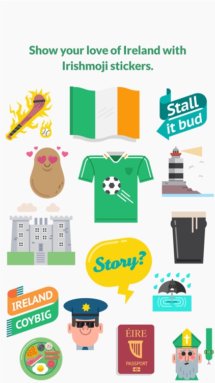 Irishmoji - Irish emoji-stickers!