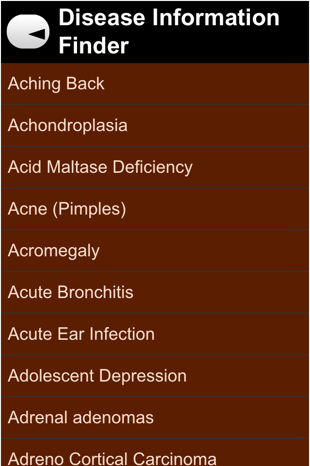 Diseases and drugs finder screenshot 2