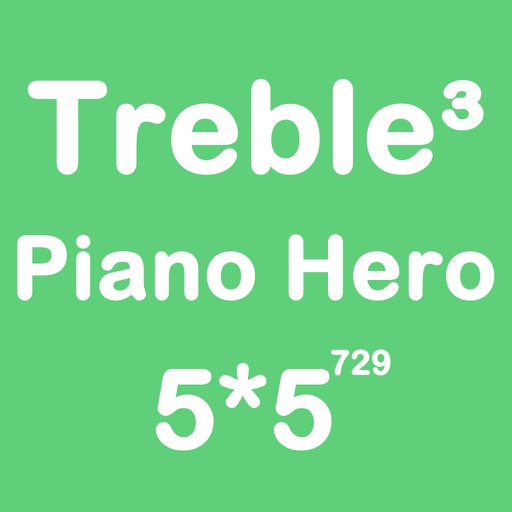 Piano Hero Treble 5X5 - Playing With Piano Sound And Sliding Number Block iOS App