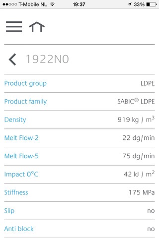 SABIC’s Polyolefin Plastics Finder screenshot 2