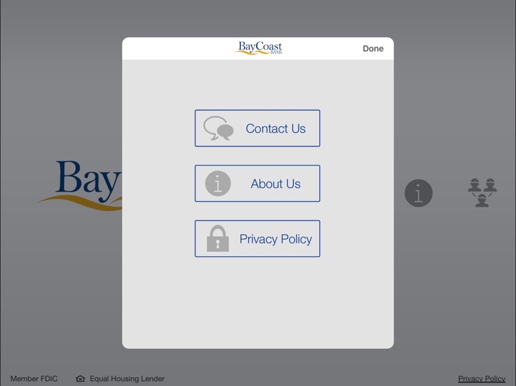 BayCoast Bank Business Mobile for iPad screenshot-4