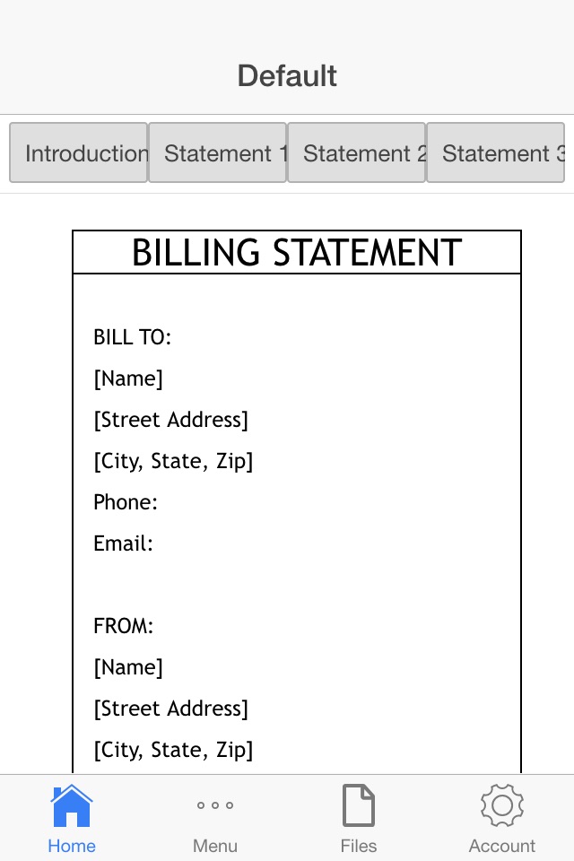 Billing Statement screenshot 3