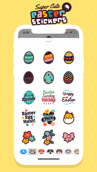 Easter Bunny Emojis & Stickers screenshot 3