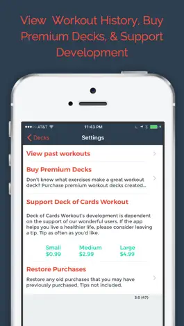 Game screenshot Deck of Cards Workout - WOD apk