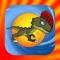 Icon Dinosaur Run And Jump - On The Candy Circle Ball Games For Free