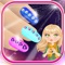 If you are a girly girl who loves colorful and shiny things, then Glitter Nail Salon Games is the perfect app for you