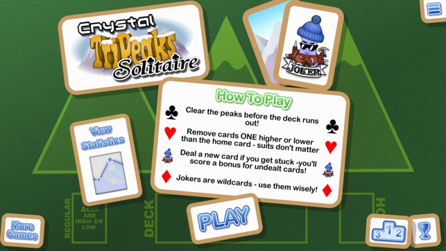 Crystal TriPeaks Solitaire(圖2)-速報App