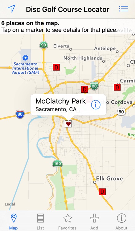 Disc Golf Course Locator