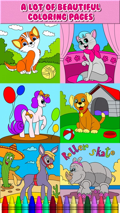 Animal Zoo Coloring Book for Kids and Preschool Toddler