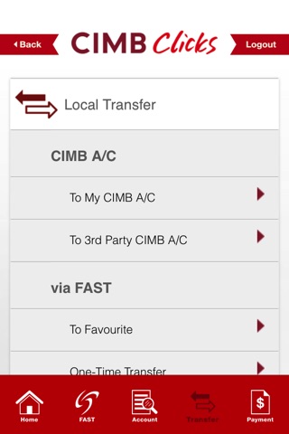 CIMB Clicks Singapore screenshot 2