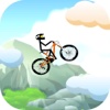 Stickman Bicycle Mountain Climbing