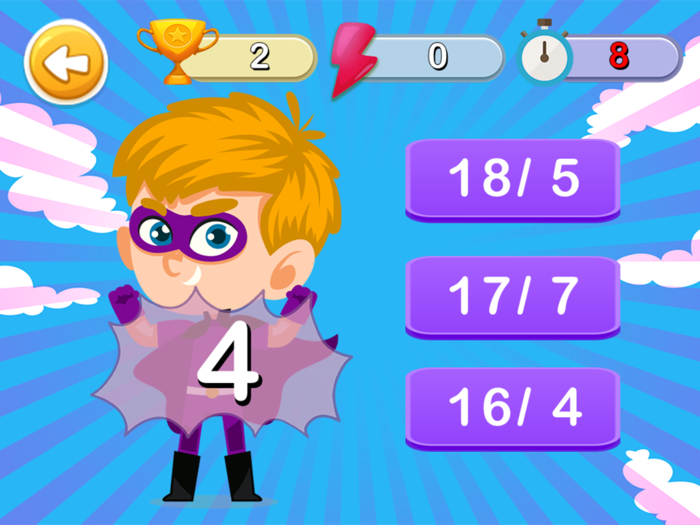 Super Hero Math Games