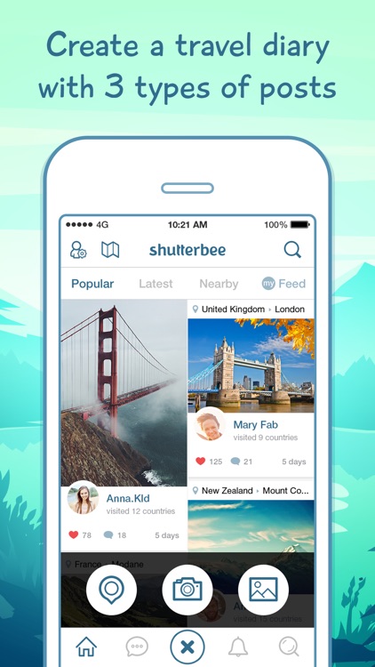 ShutterBee - map your travels screenshot-0