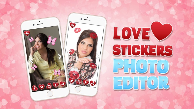 Love Stickers Photo Editor – Add Beautiful Effects And Edit Pictures With Romantic Free App For Girls