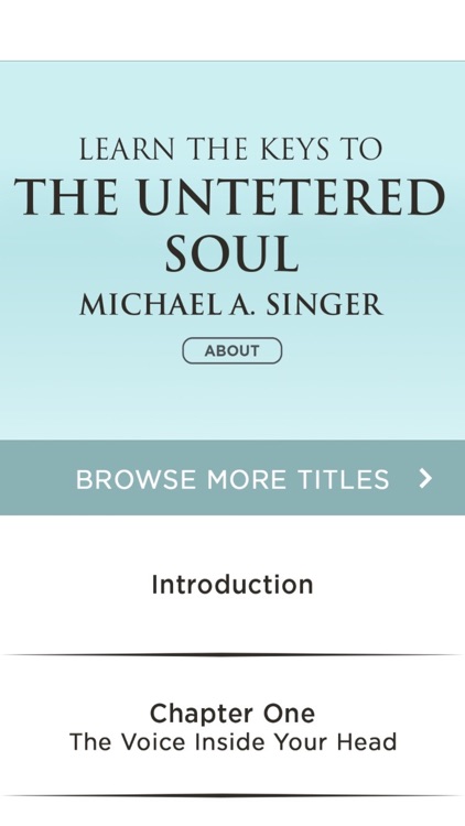 The Untethered Soul - Michael A Singer Meditations