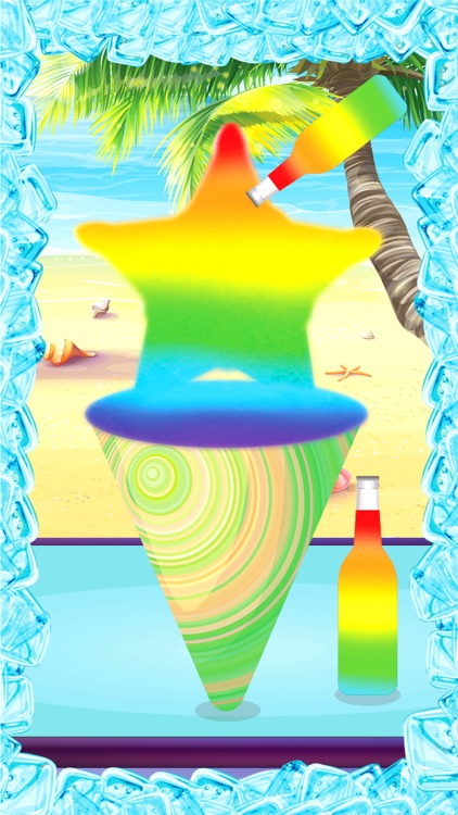 Rainbow Snow Cone Maker - Summer Frozen Food Stand screenshot-4