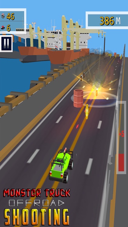 Monster truck Offroad Shooting - Free Racing Game screenshot-4