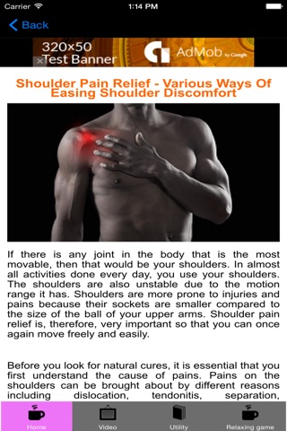 Free Pain Relief Guide screenshot 2