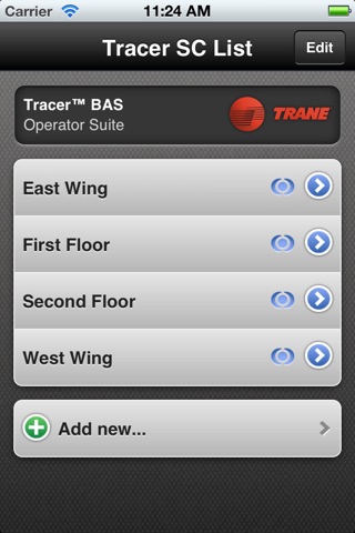 Trane BAS Operator screenshot 2