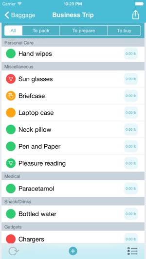 Baggage - travel packing organizer and checklist(圖2)-速報App